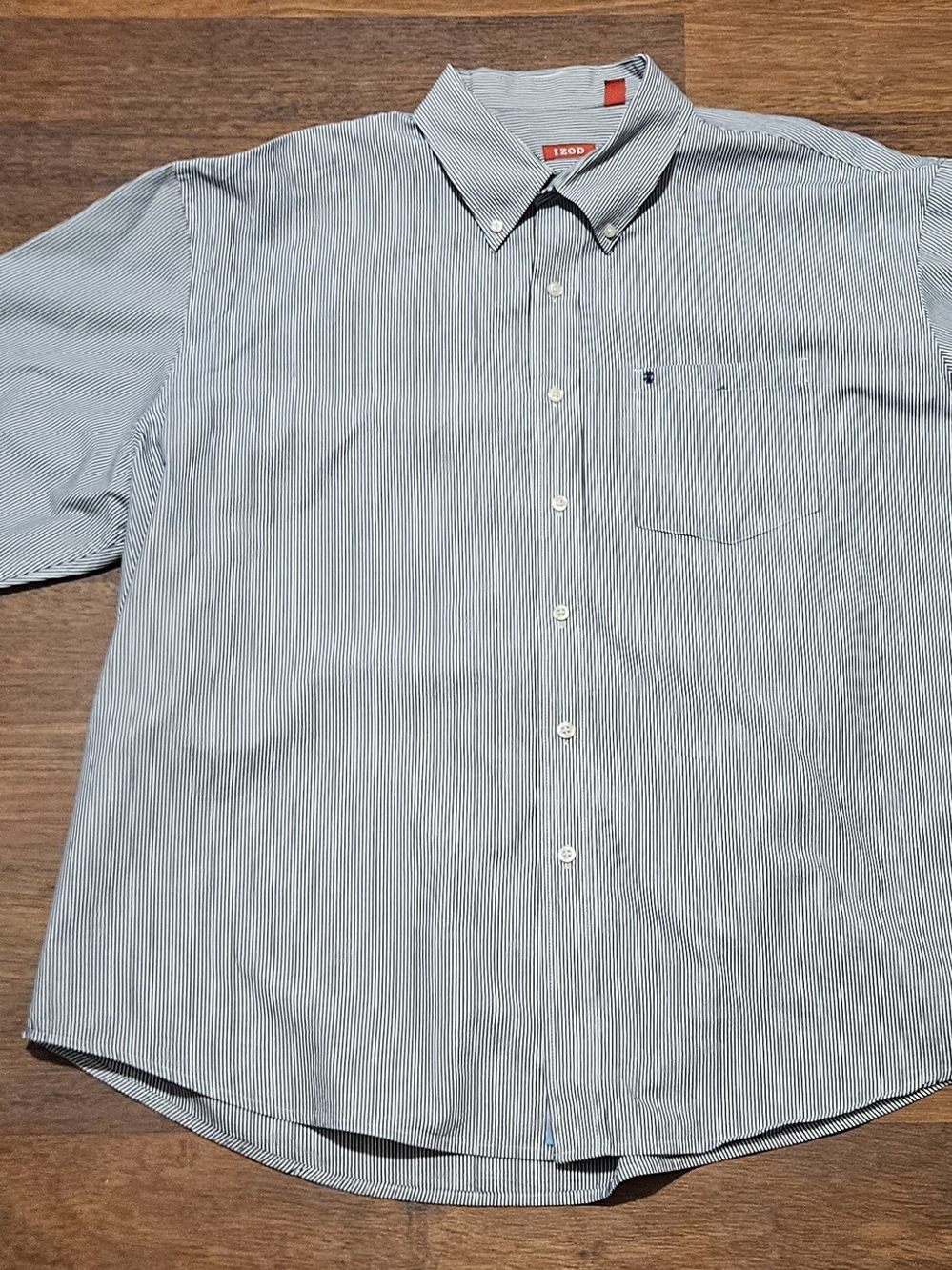 IZOD mens long-sleeve dress shirt SIZE XXL COLOR BLUE LLXXL2D